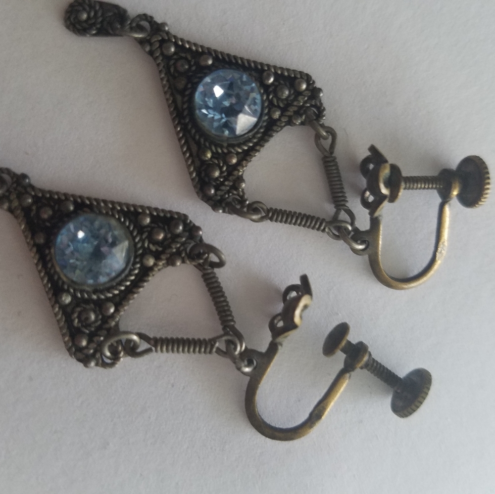 SOLD Antique Silver Earrings